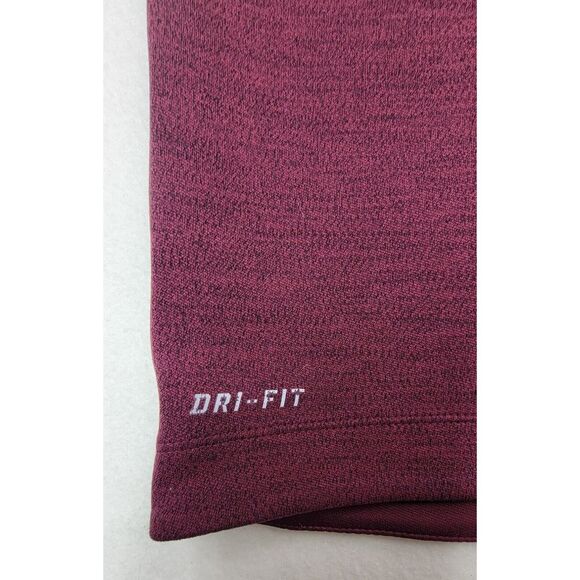 Nike Virginia Tech Hokies Maroon DRY-FIT Long Sleeve Half-Zip Mens M Pullover - Picture 7 of 11